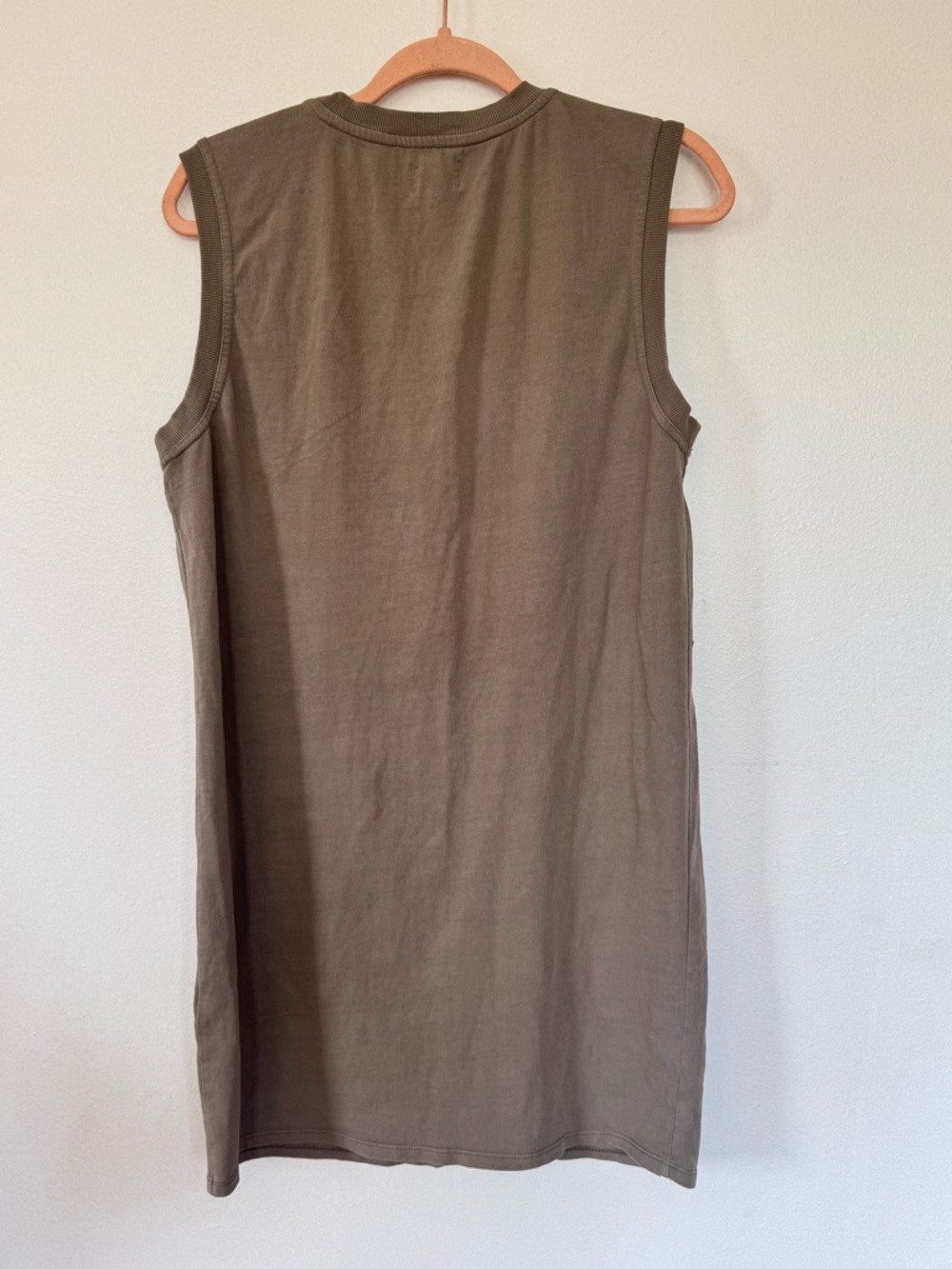 Mate Sleeveless Taupe Shift Dress - Casual EverydayTank Dress S M - Picture 8 of 11